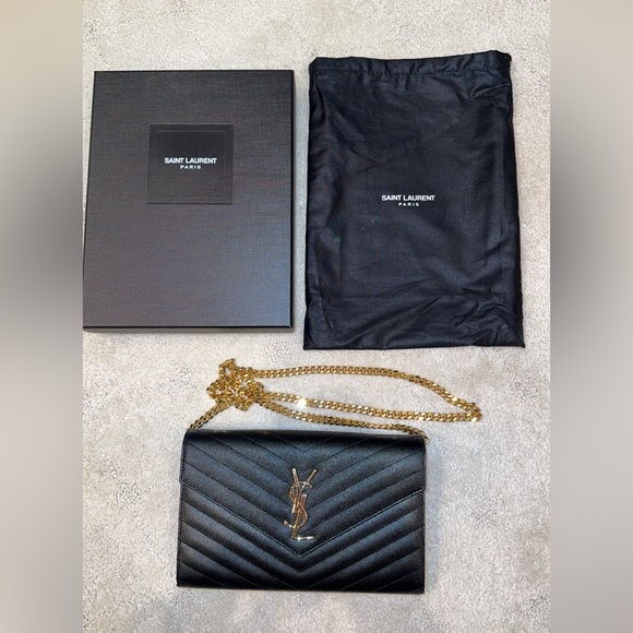 YSL Monogram Wallet on Chain - Picture 10 of 10